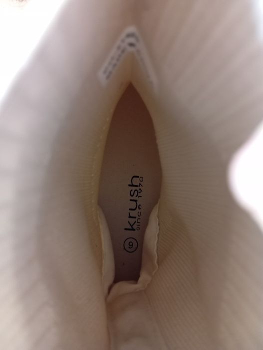 Krush botki rozm 39 kolor beżowy