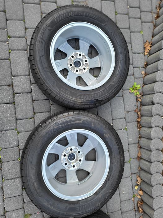 Kola letnie BRIDGESTONE ford custom 25r , idealne, jak nowe 215/65/16C