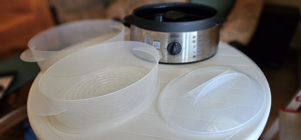 Máquina de cozer a vapor marca QUIGG (Aldi)