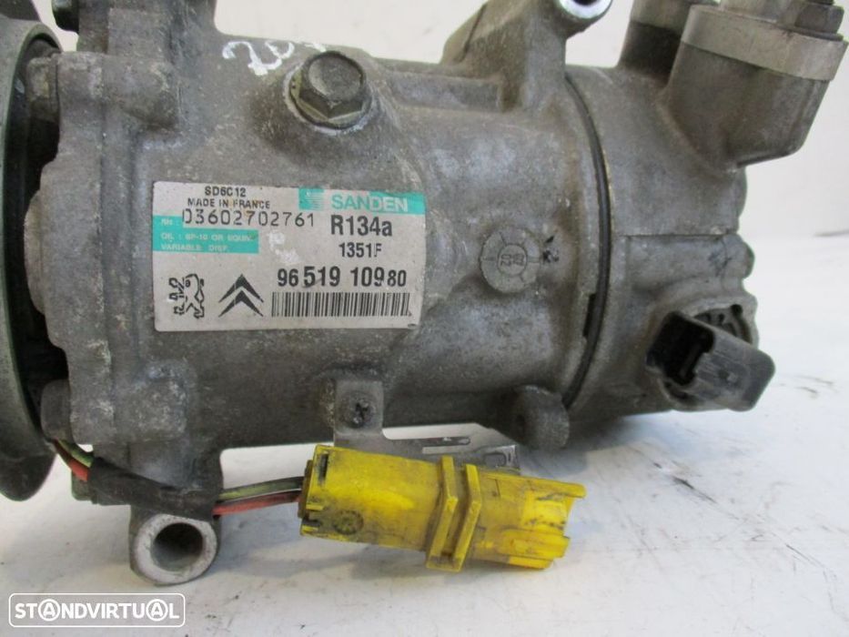Compressor ar condicionado Peugeot 207 Hdi