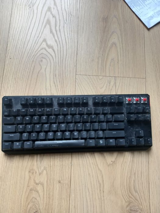 klawiatura mechaniczna spc gear red click