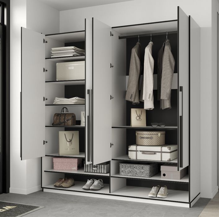 Шафа Пенал для одягу в спальню Шкаф Стенка для одежды Гардеробная