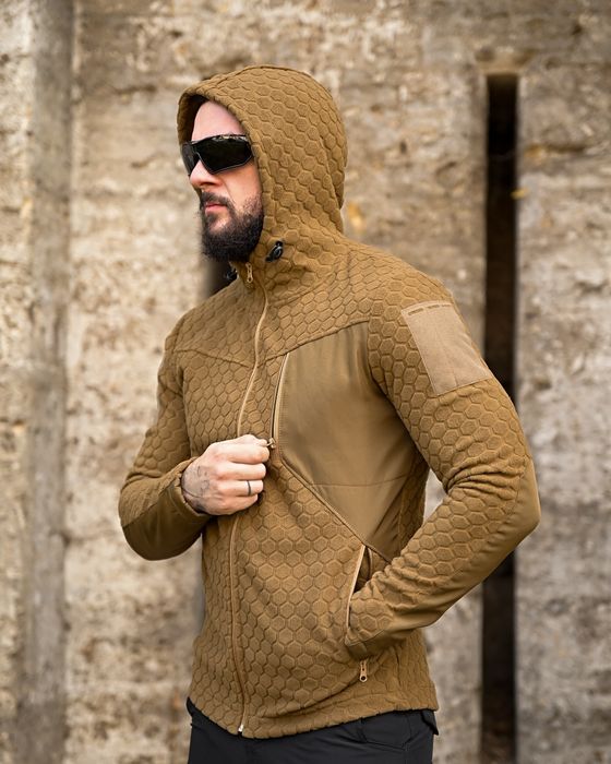 Тактична флісова кофта Urban соти / фліска / флисовая кофта / флиска