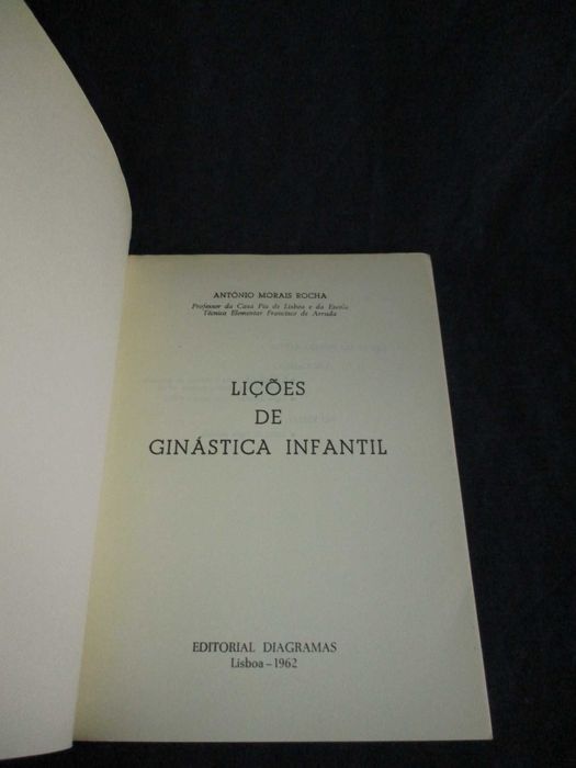 Livro Lições de Ginástica Infantil António Morais Rocha