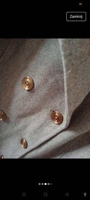 Płaszcz damski XL Liz Claiborne 62% wełna