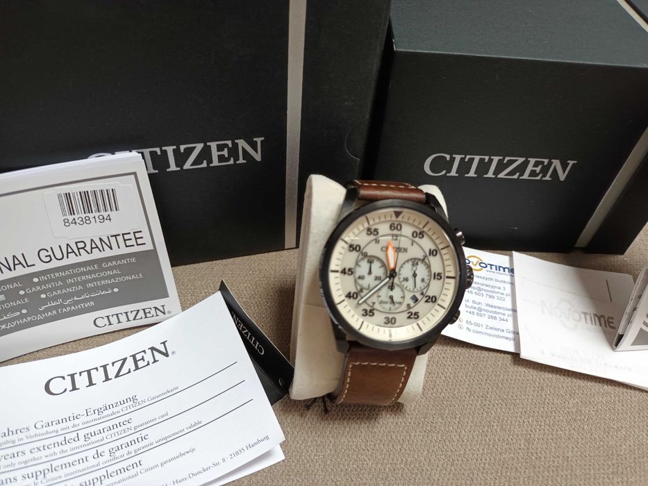 CITIZEN CA4215-04W ECO DRIVE Chronograf  45mm