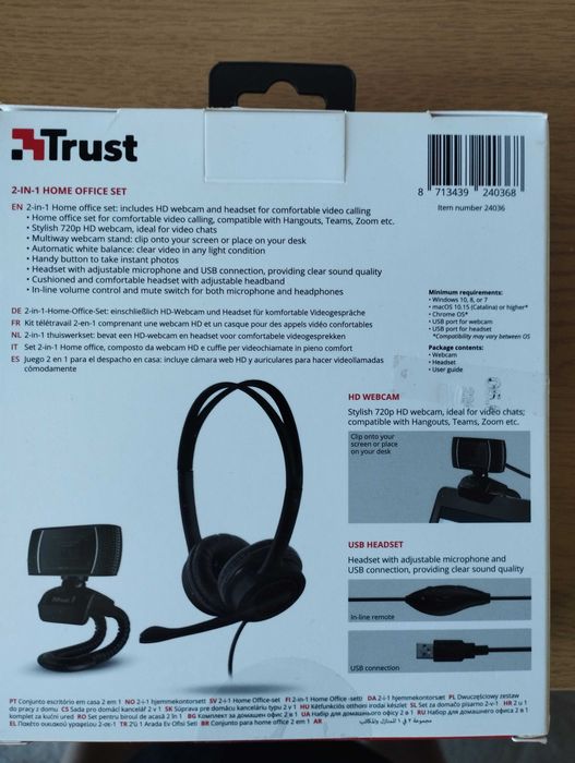 Zestaw do domowego biura Trust ,Home Office Set