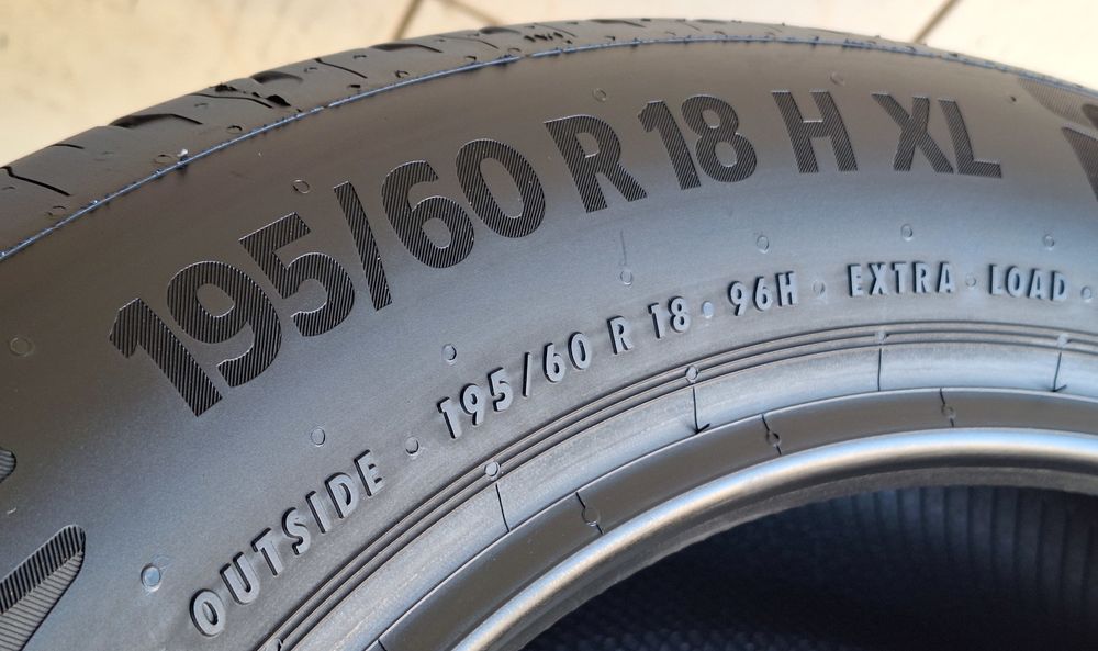 195/60R18 Continental EcoContact 6 2025r A/B/72dB 3 lata gwar. 410zł/s