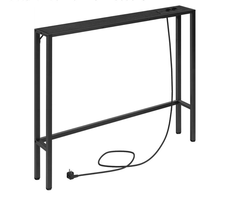 Konsola z wbudowanym zasilaniem, stolik.