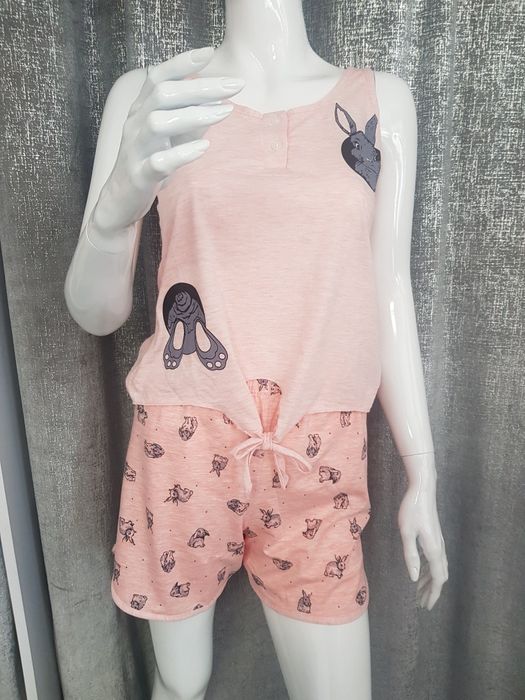 Piżama na ramiączkach króliczek
