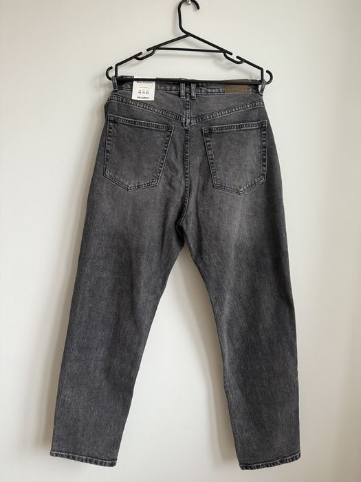 Nowe szare jeansy Mom Comfort Pull&Bear