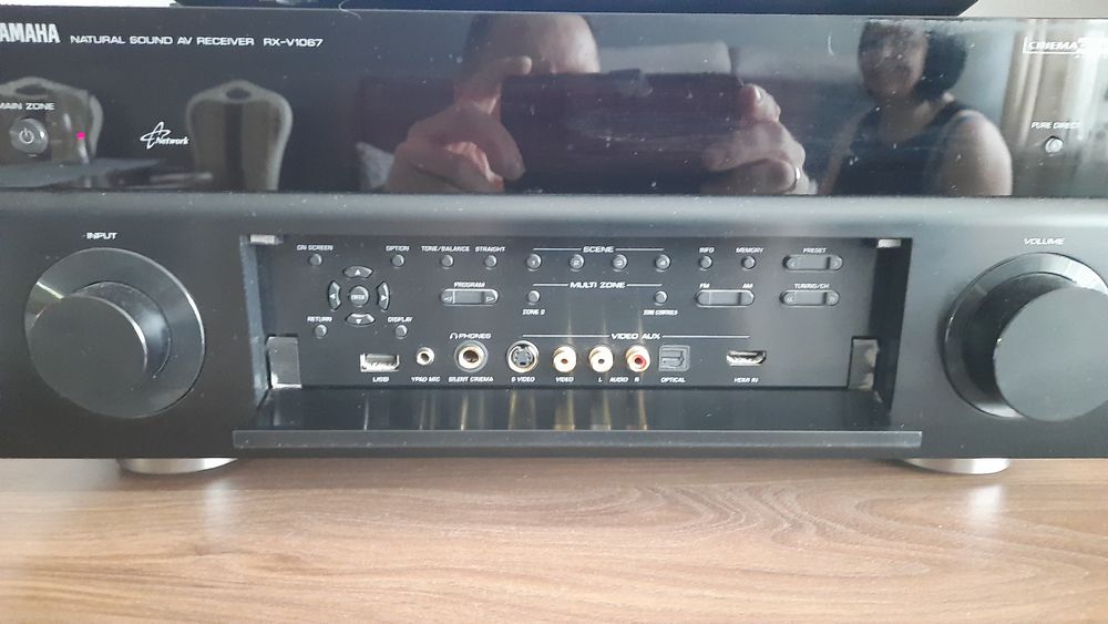 Amplituner Yamaha RX-v1067 plus kolumny