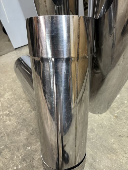 Дымоход. Утеплені труби для димохода з нержавійки та оцинковки Сендвіч