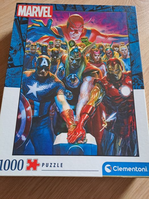 Puzzle 1000 elementów,  Marvel, Clementoni