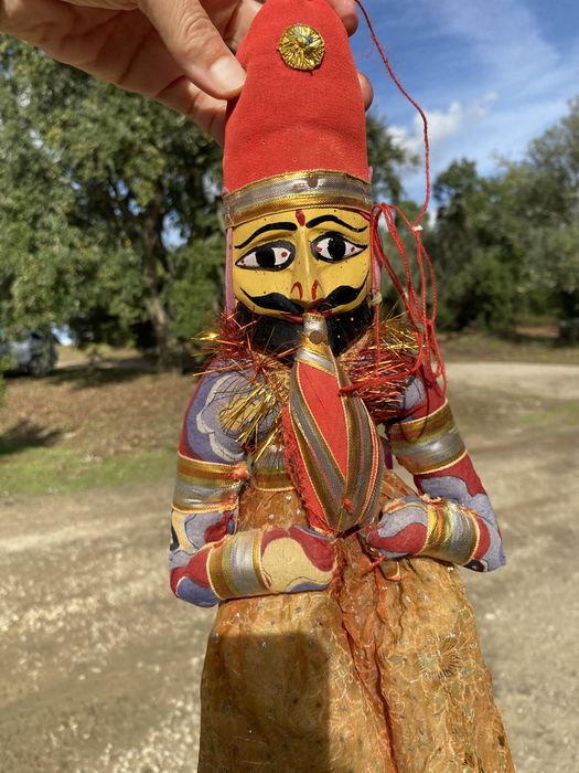 Boneco Artesanal Indiano – Peça de Coleção India