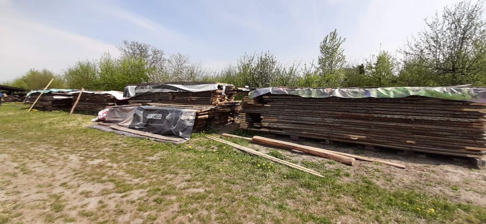 Suche szerokie deski dębowe