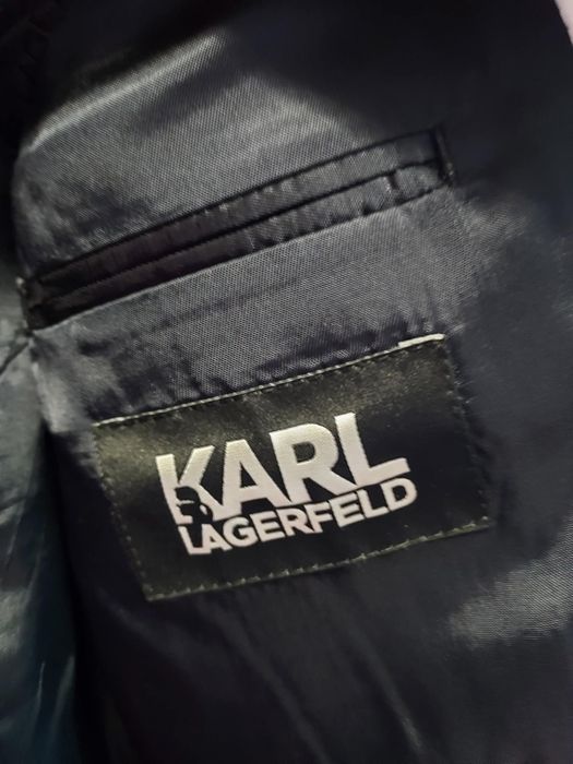 Sztos!Garnitur męski w kratę Karl Lagerfeld