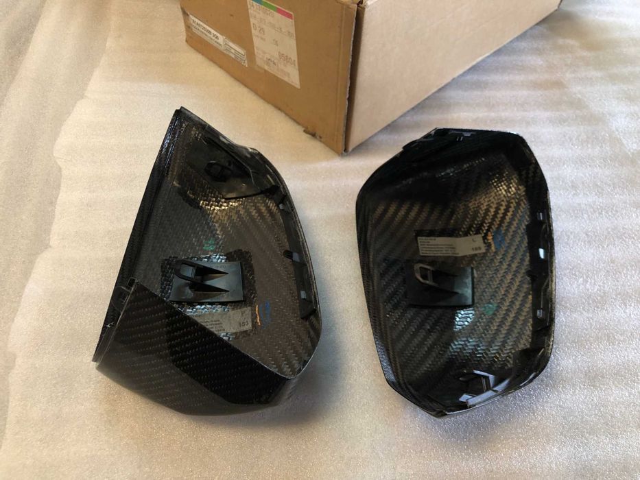 Capas de Espelho Retrovisor em Fibra de Carbono — Originais Audi