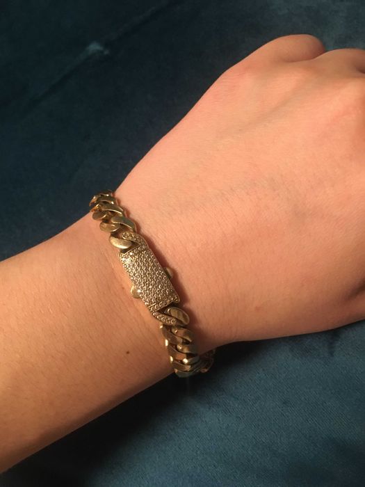 mega bransoleta złota 585 14 karat 14,5 grama