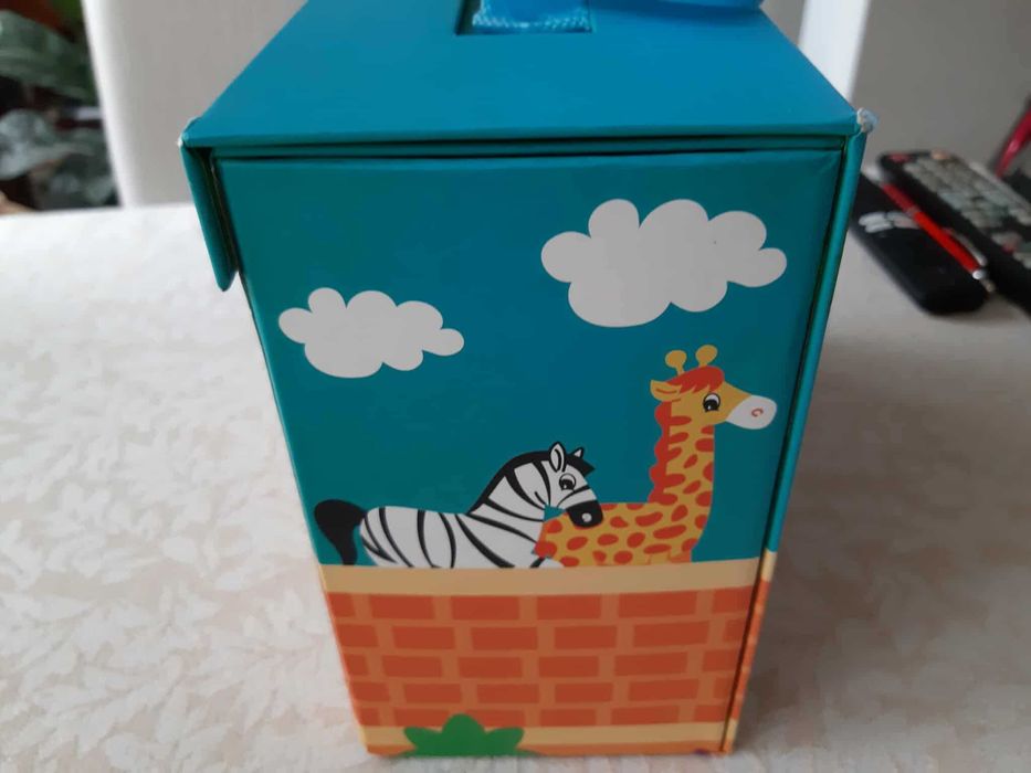 Zabawka ZOO z drewnianymi zwierzątkami - 12 sztuk