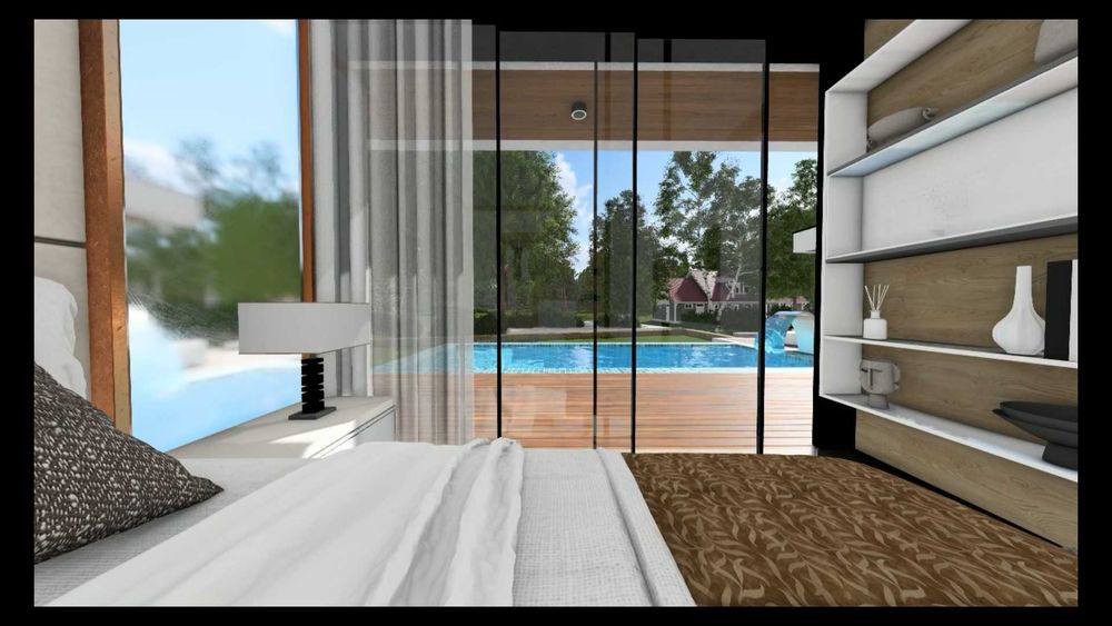 Casa de luxo com piscina