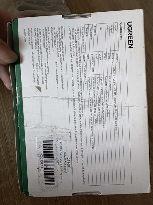 Stacja dokująca UGREEN 9-in-1 USB-C Docking Station