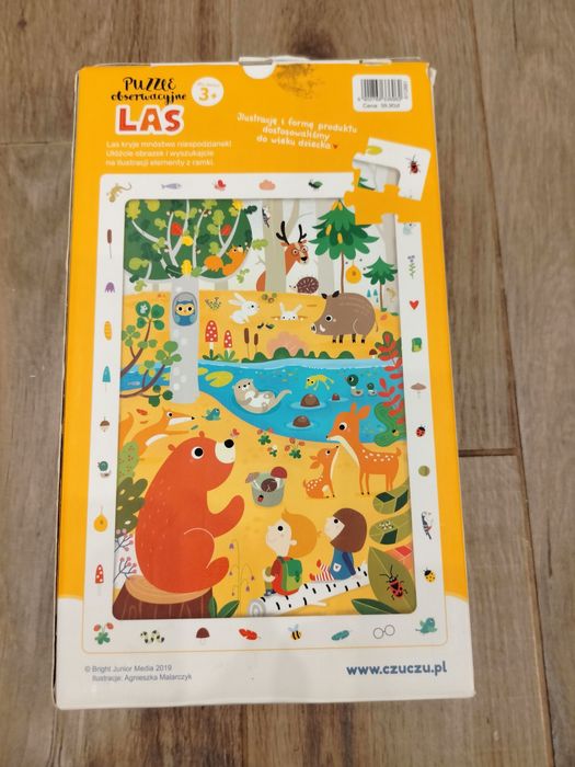Puzzle obserwacyjne CzuCzu na budowie i las