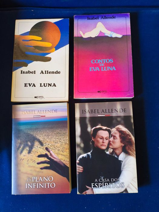 Lote 4 Livros Isabel Allende (Inclui A Casa dos Espíritos e Eva Luna)