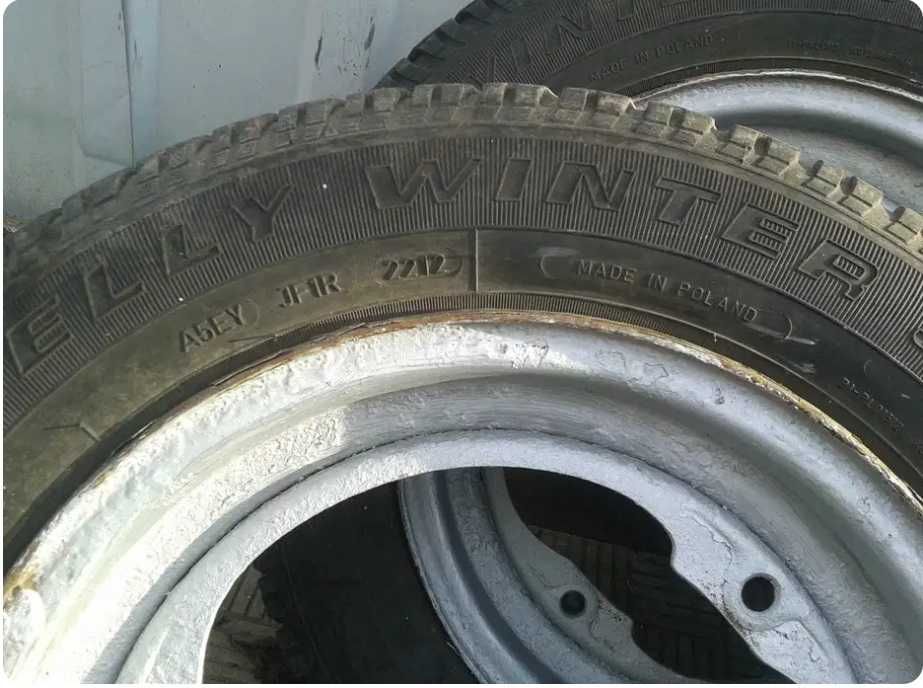 Колеса R-13 155-70 на дисках 2шт ,M+S. Славута,Таврія