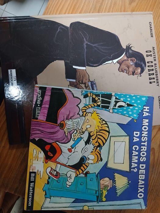 2 livros, Mister Blueberry, Ok Corral e Há monstros debaixo da cama?