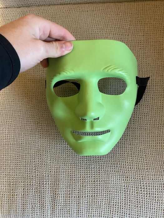 Mascara verde ( Halloween ou qualquer outro evento )