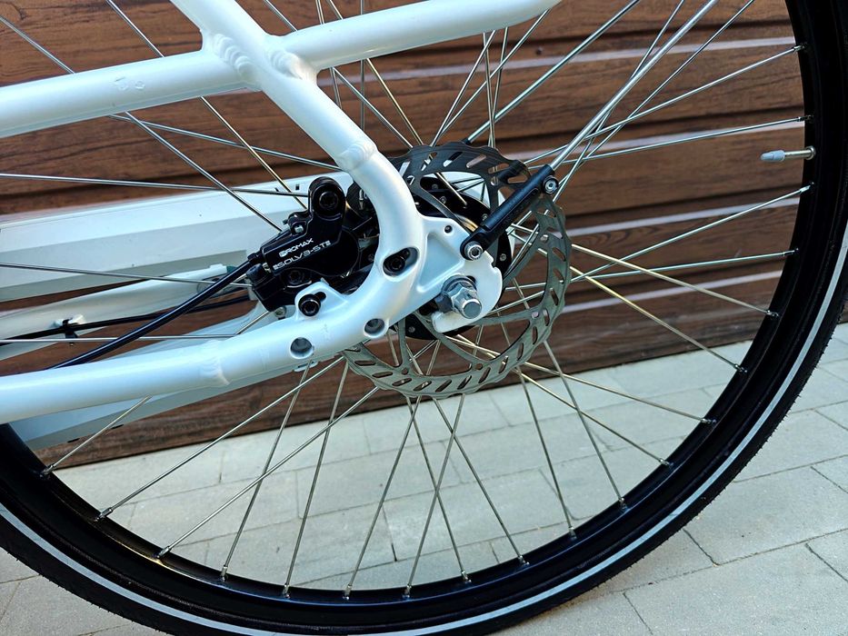 Rower elektryczny STELLA FIORE 1100 km 14.7 AH 529 WH 36v Asystent prowadzenia Jak nowa 9 TRYBÓW