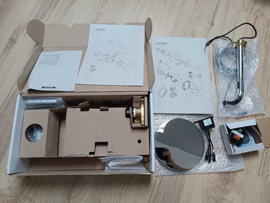 Axor Uno2 Samoczynna bateria umywalkowa podtynkowa 22,5 cm chrom