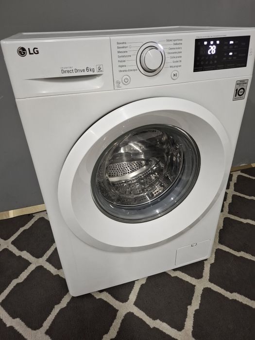 LG pralka biała 6kg wsadu j.Nowa
