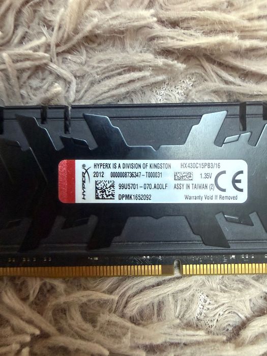 Оперативна памʼять DDR4 Cusu та HyperX