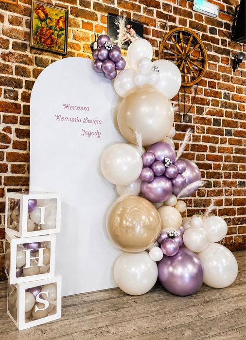 Dekoracje okolicznościowe, ścianki balonowe