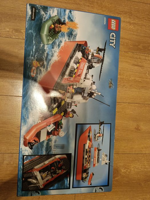 LEGO® 60504 City - Łódź ratunkowa i helikopter straży przybrzeżnej