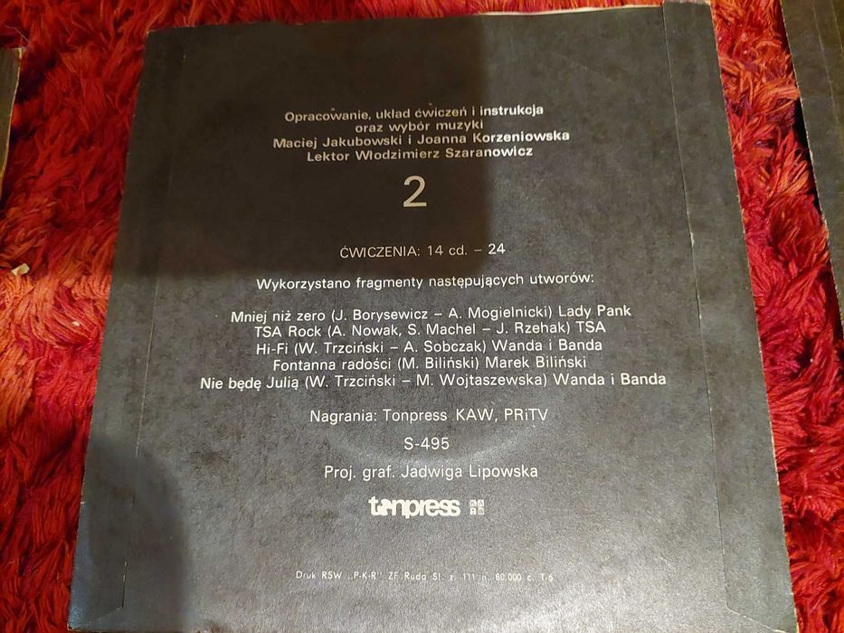 Mała płyta winylowa / Aerobik / mały winyl ( 3 winyle)