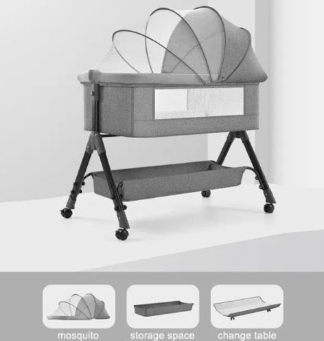 ліжко дитяче гойдалка кроватка детская ліжечко для малюка