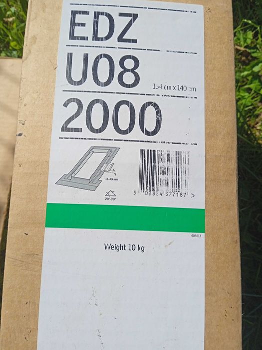 Kołnierz uszczelniający okna dachowego Pakiet ciepłego montażu Kołnierz uszczelniający VELUX EDZ 2000 114 x 140