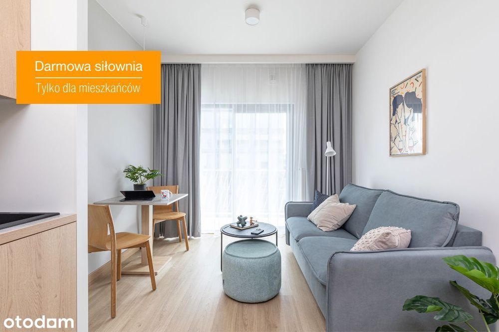 Scandinavian-style studio apartment with balcony - Widok 3