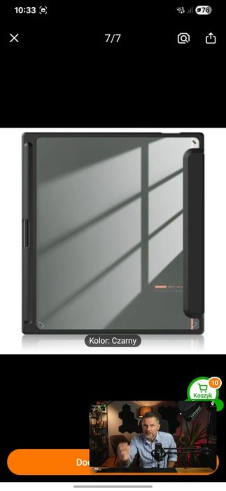 Etui na Tablet Onyx Boox Note Air 3 C/Air3 B/W o Wymiarach 26.16 cm z