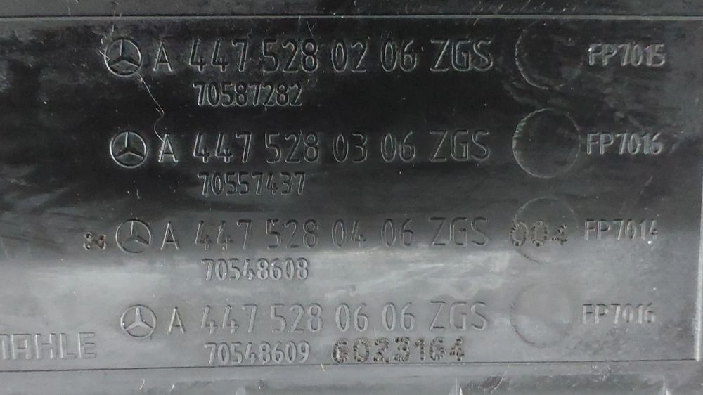 Caixa filtro ar MERCEDES-BENZ Vito (W447)