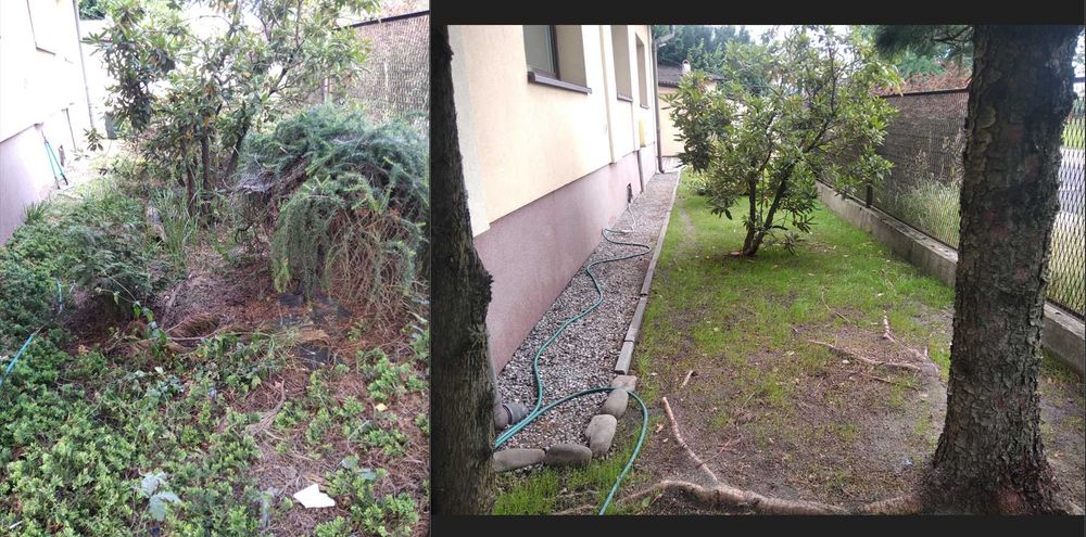 Koszenie/Wycinka drzew/Przycinanie żywopłotów/Pielęgnacja ogrodów