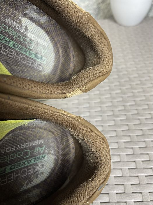 Skechers Air-Cooled кроссовки полуботинки туфли 44 размер кожаные