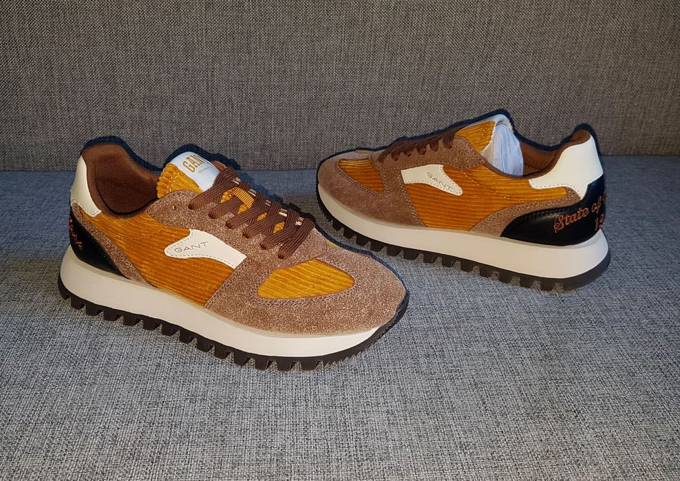 GANT - brązowe sneakersy roz. 38 - NOWE