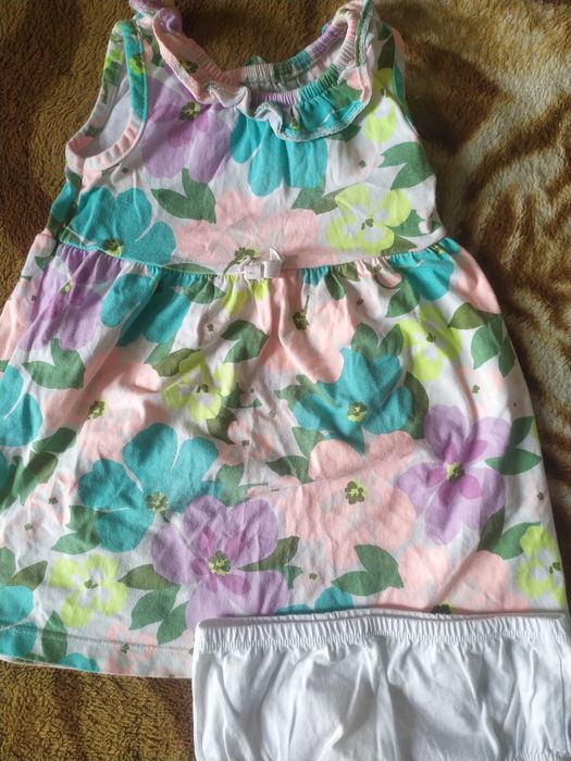 Летнее платье и панама