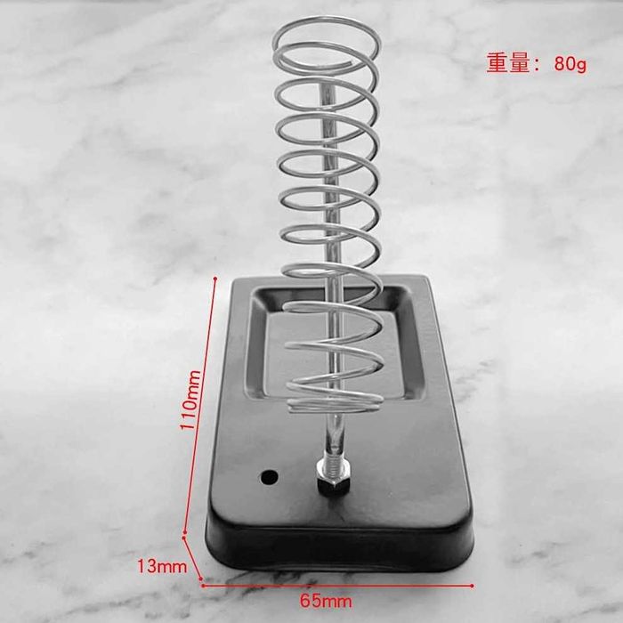 Подставка для паяльника с губкой надежная металлическая