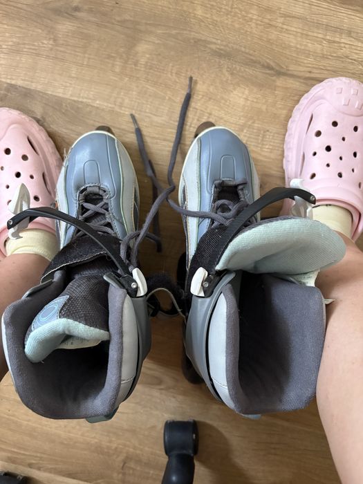 Rolki Oxelo rozm 38 szaro błękitne