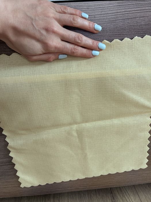 Serwetki materiałowe 32x32 cm pastelowe pomarańczowo żółto brzoskwiniowe